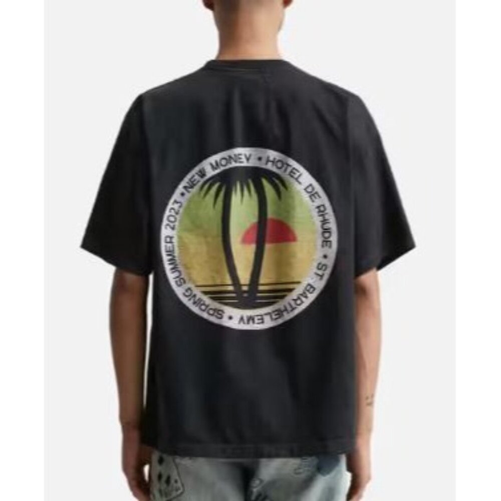 New Rhude Twin Palms Tee Sz Medium